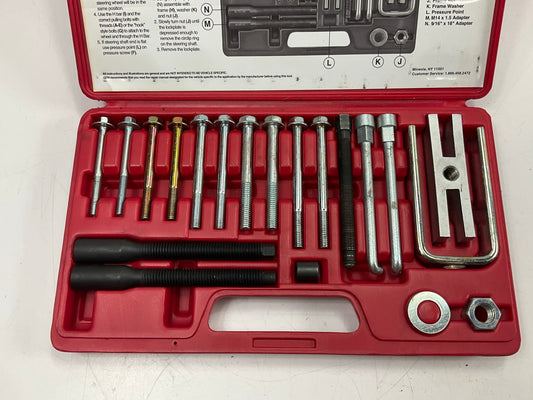 USED #31 - OEM TOOLS 27182 Steering Wheel Puller Set Removal Kit Lock Plate Tool