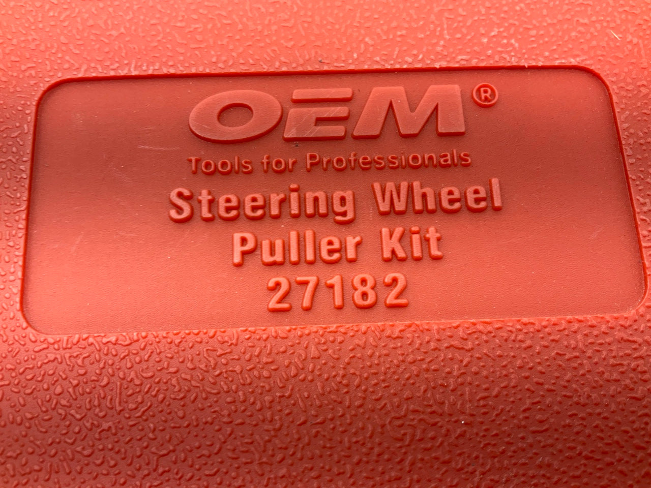 USED #33 - OEM TOOLS 27182 Steering Wheel Puller Set Removal Kit Lock Plate Tool