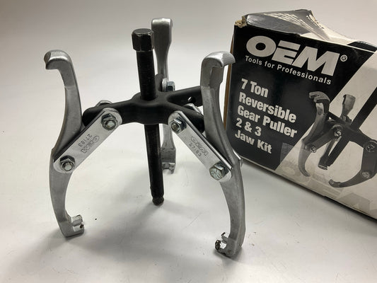 USED #14 - OEM Tools 27183 Reversible Puller, 2 & 3 Jaw, 7-Ton, 7'' Spread