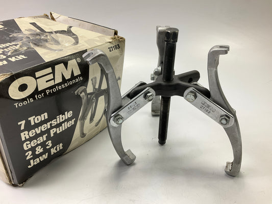 USED #15 - OEM Tools 27183 Reversible Puller, 2 & 3 Jaw, 7-Ton, 7'' Spread