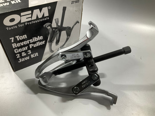 OEM Tools 27183 Reversible Puller, 2 & 3 Jaw, 7-Ton, 7'' Spread