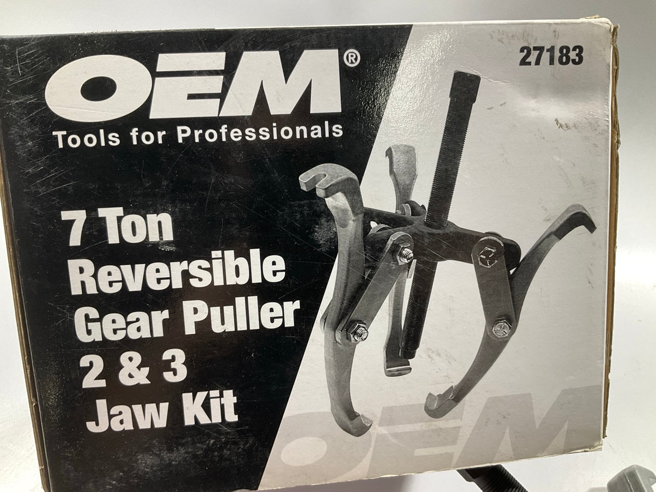 OEM Tools 27183 Reversible Puller, 2 & 3 Jaw, 7-Ton, 7'' Spread