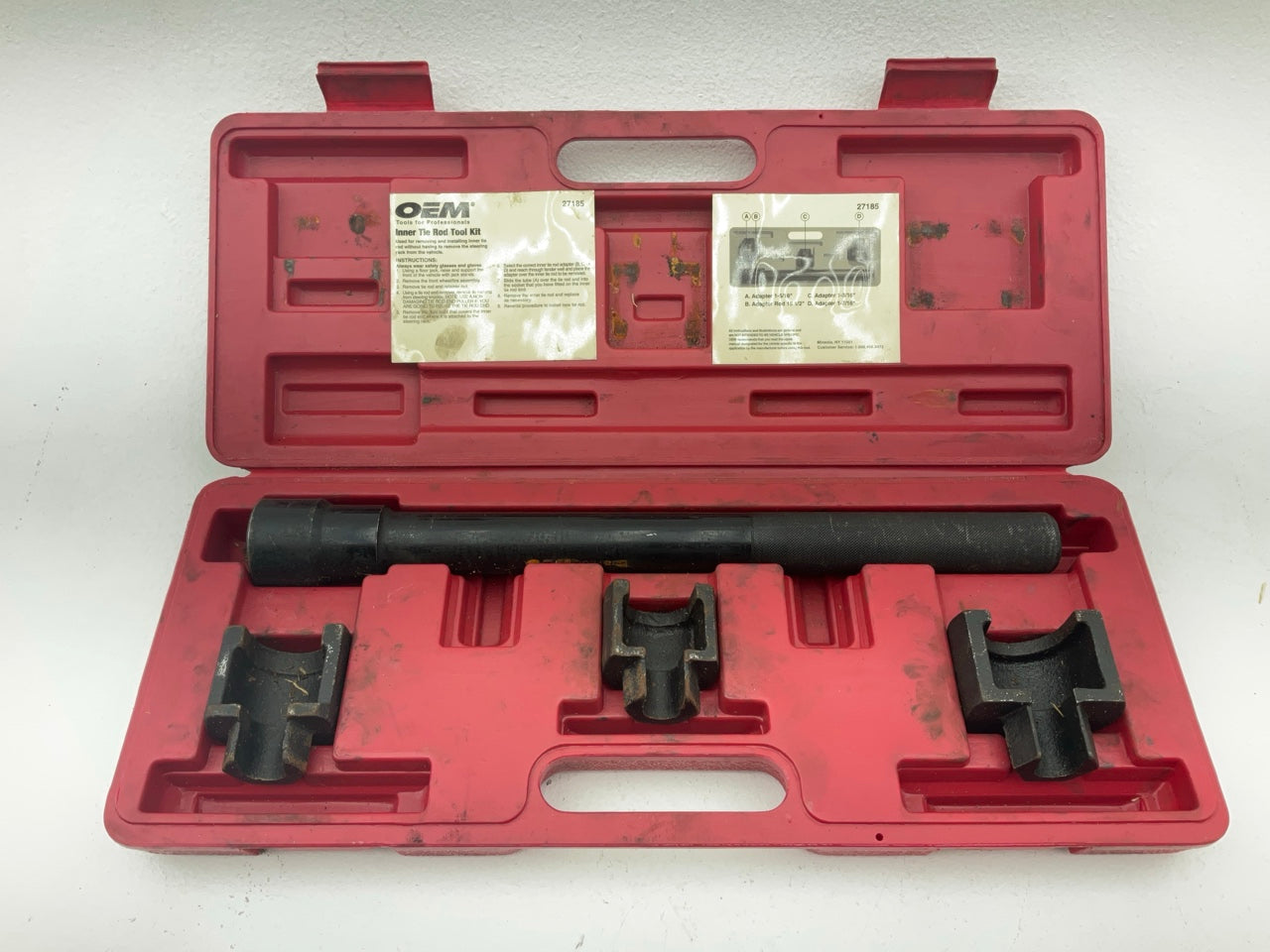 USED #31 OEM Tools 27185 Inner Tie Rod Removal Tool Kit For Rack & Pinion