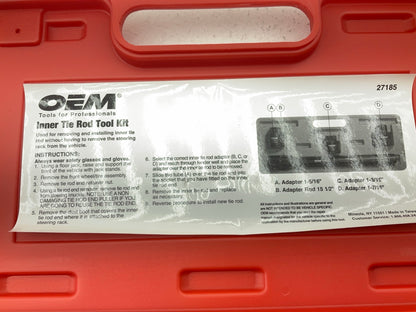 USED #32 - OEM Tools 27185 Inner Tie Rod Removal Tool Kit For Rack & Pinion