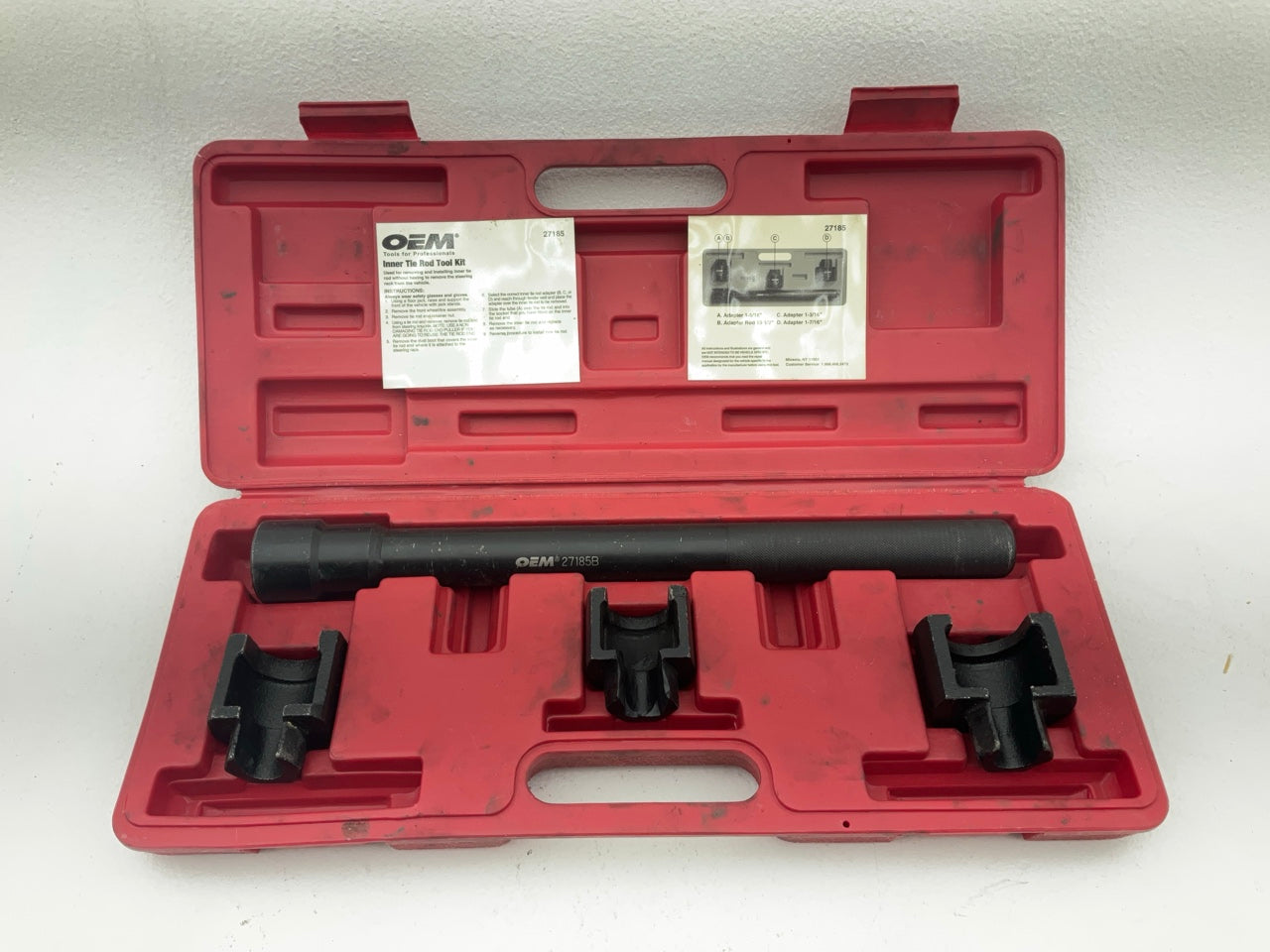 USED #33 - OEM Tools 27185 Inner Tie Rod Removal Tool Kit For Rack & Pinion