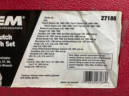 USED #11 OEM Tools 27186 9 Size Fan Clutch Wrench Set Remove From Water Pump