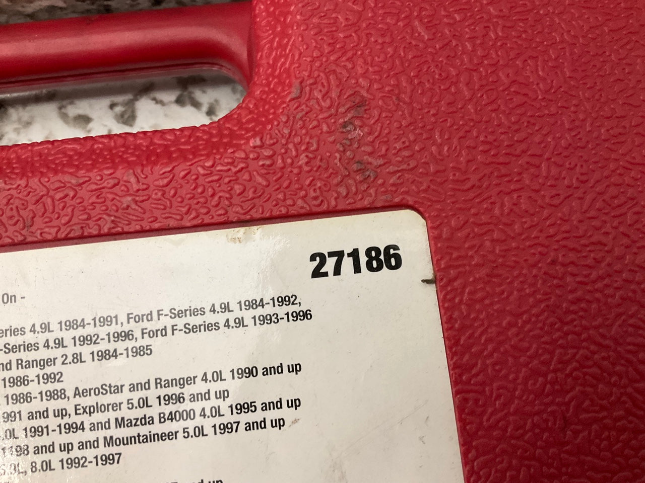 USED #1 OEM Tools 27186 5-PC 9 Size Fan Clutch Wrench Set Remove From Water Pump