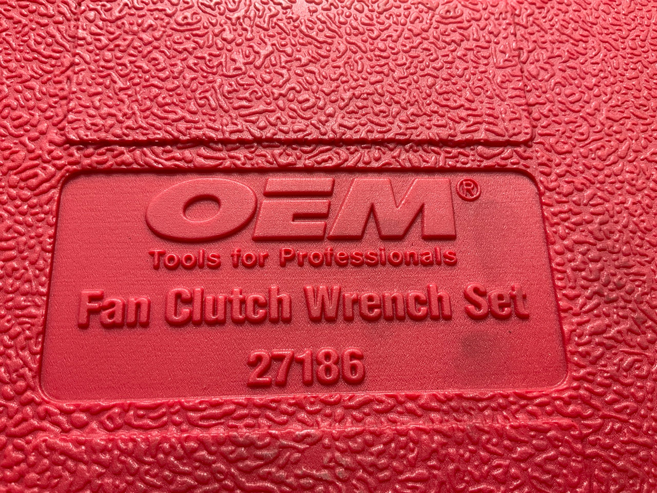 USED #21 OEM Tools 27186 9 Size Fan Clutch Wrench Set Remove From Water Pump