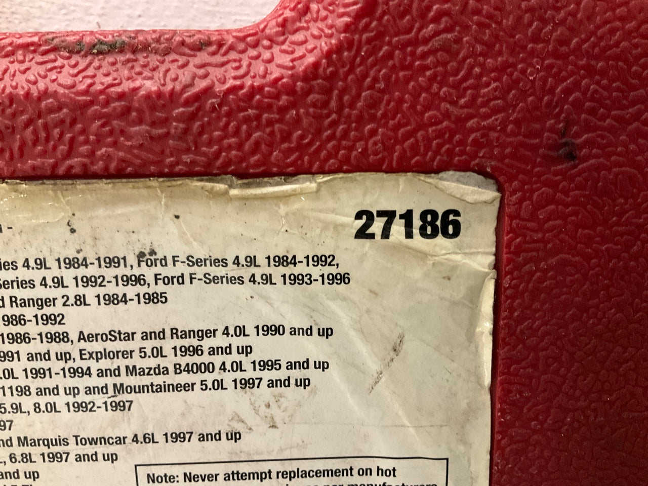 VERY LIGHTLY USED #2 OEM Tools 27186 Fan Clutch 5 PIECE Wrench Set