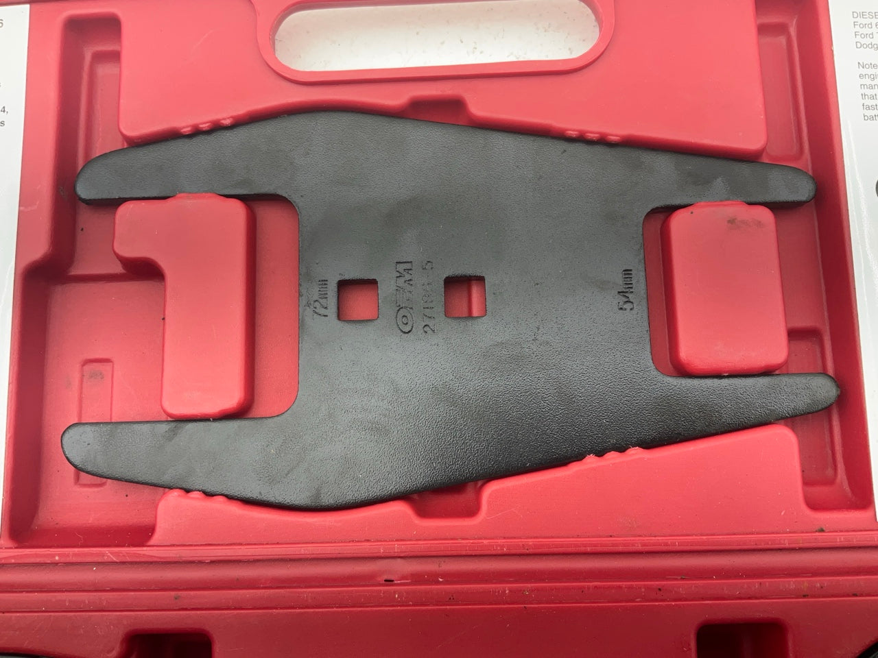 LIGHT USED 35 OEM Tool 27186 9 Size Fan Clutch Wrench Set Remove From Water Pump