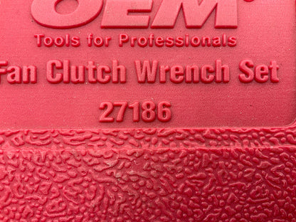 USED #40 OEM Tools 27186 9 Size Fan Clutch Wrench Set Remove From Water Pump