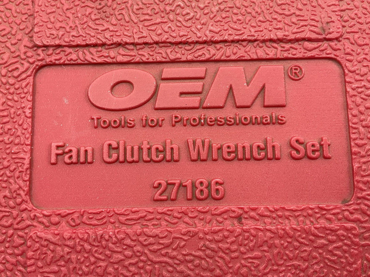 USED #43 OEM Tools 27186 9 Size Fan Clutch Wrench Set Remove From Water Pump