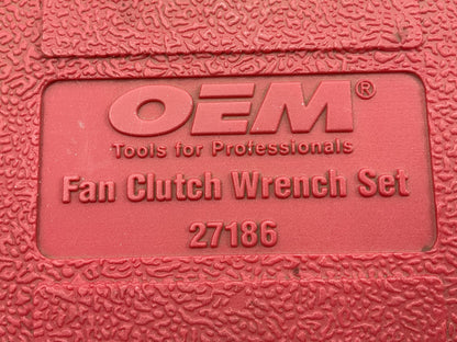 USED #43 OEM Tools 27186 9 Size Fan Clutch Wrench Set Remove From Water Pump
