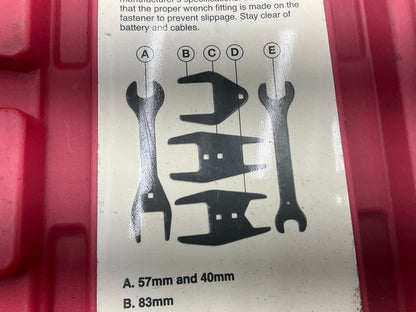 USED 46 OEM Tools 27186 5-PC 9 Size Fan Clutch Wrench Set Remove From Water Pump