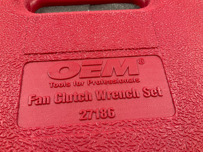 USED #1 OEM Tools 27186 9 Size Fan Clutch Wrench Set Remove From Water Pump