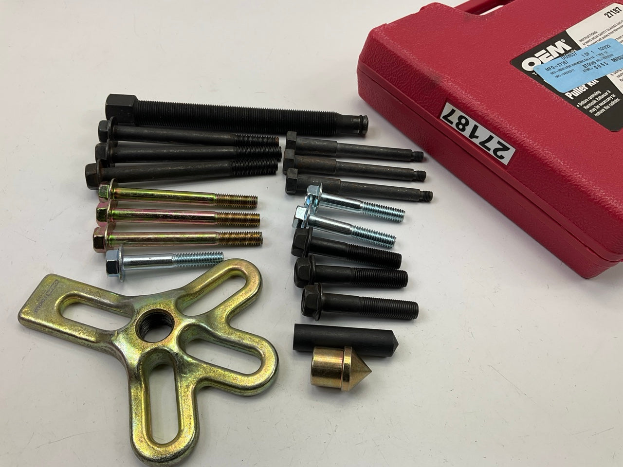 USED #11 - OEM TOOLS 27187 Harmonic Balancer Puller Tool Kit Set