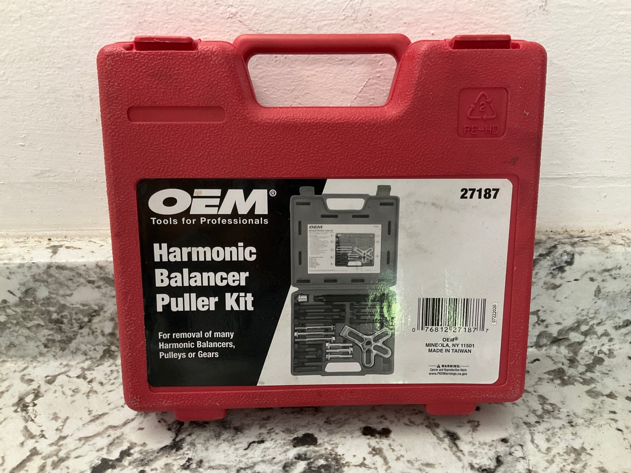 USED #1 - OEM TOOLS 27187 Harmonic Balancer Puller Tool Kit Set