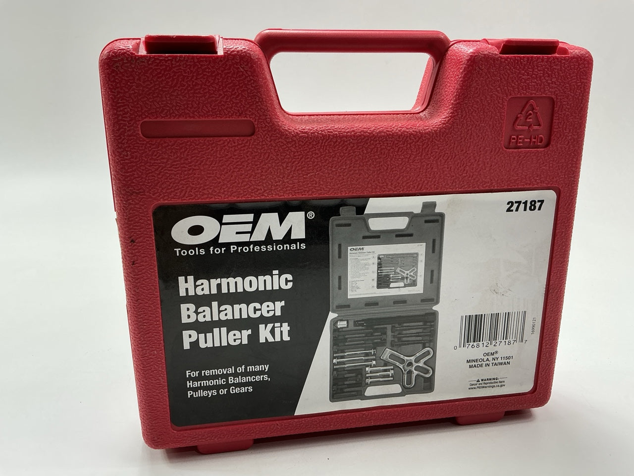 USED #21 - OEM TOOLS 27187 Harmonic Balancer Puller Tool Kit Set