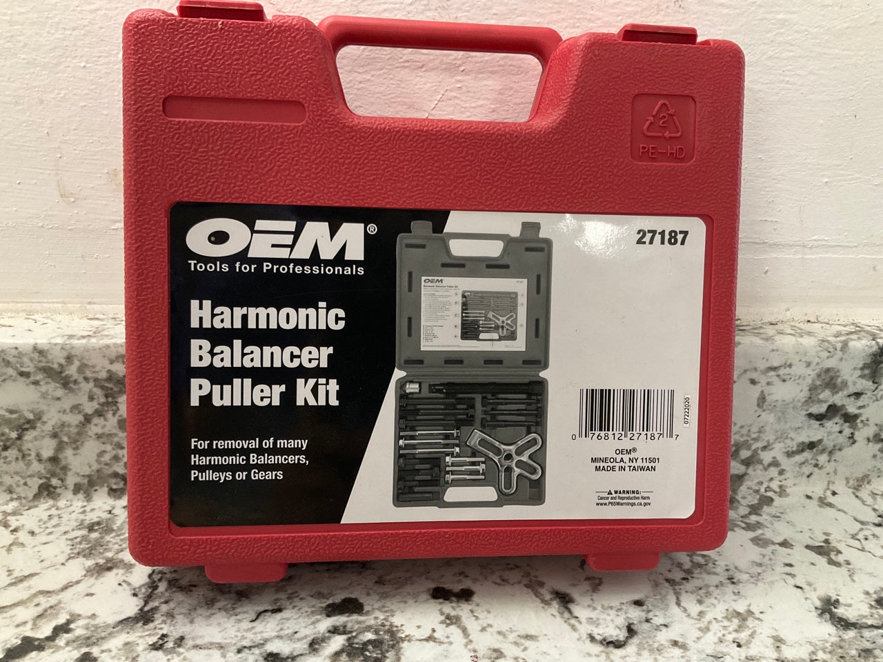 OEM TOOLS 27187 Harmonic Balancer Puller Tool Kit Set