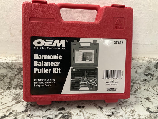OEM TOOLS 27187 Harmonic Balancer Puller Tool Kit Set