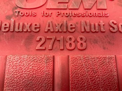 USED 18 OEM Tools 27188 Deluxe Axle Nut Socket Set 9 Piece 6 Pt 1/2 Drive Impact