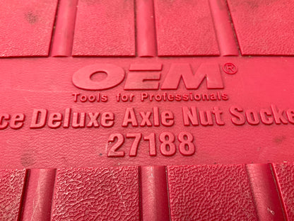 USED #20 OEM Tools 27188 Axle Nut Socket Set - 9 Piece 6 Pt 1/2 Drive Impact