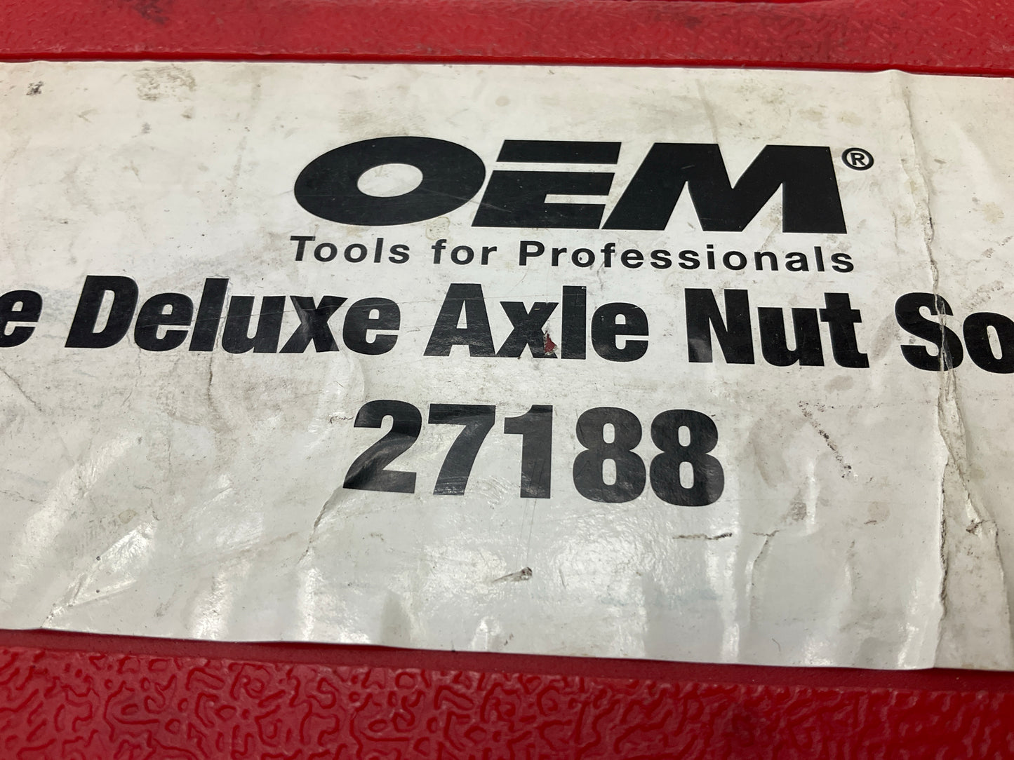 USED #22 OEM Tools 27188 Axle Nut Socket Set - 9 Piece 6 Pt 1/2 Drive Impact