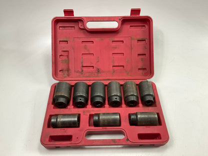 USED #31 OEM Tools 27188 Axle Nut Socket Set - 9 Piece 6 Pt 1/2 Drive Impact