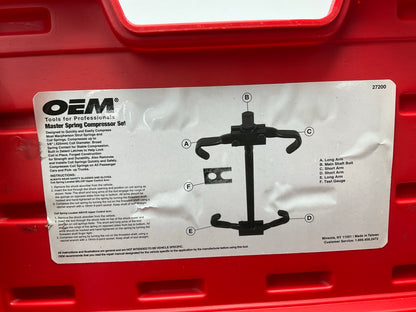 USED #21 OEM Tools 27200 Master Coil Spring Compressor Tool