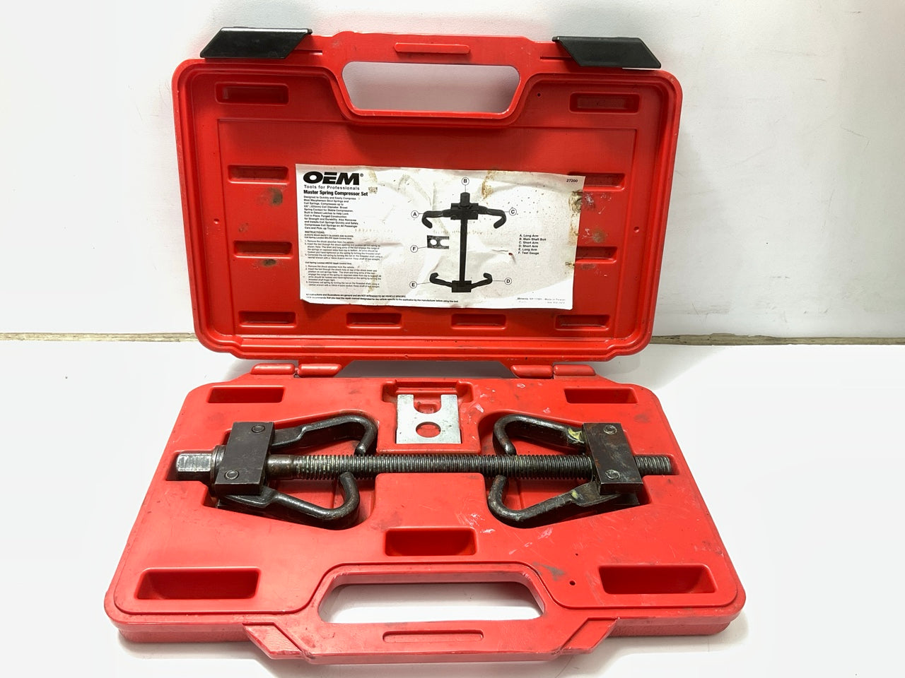 USED #30 OEM Tools 27200 Master Coil Spring Compressor Tool