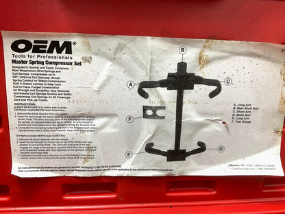 USED #30 OEM Tools 27200 Master Coil Spring Compressor Tool