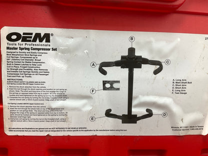 USED #33 OEM Tools 27200 Master Coil Spring Compressor Tool