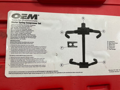 USED #46 OEM Tools 27200 Master Coil Spring Compressor Tool