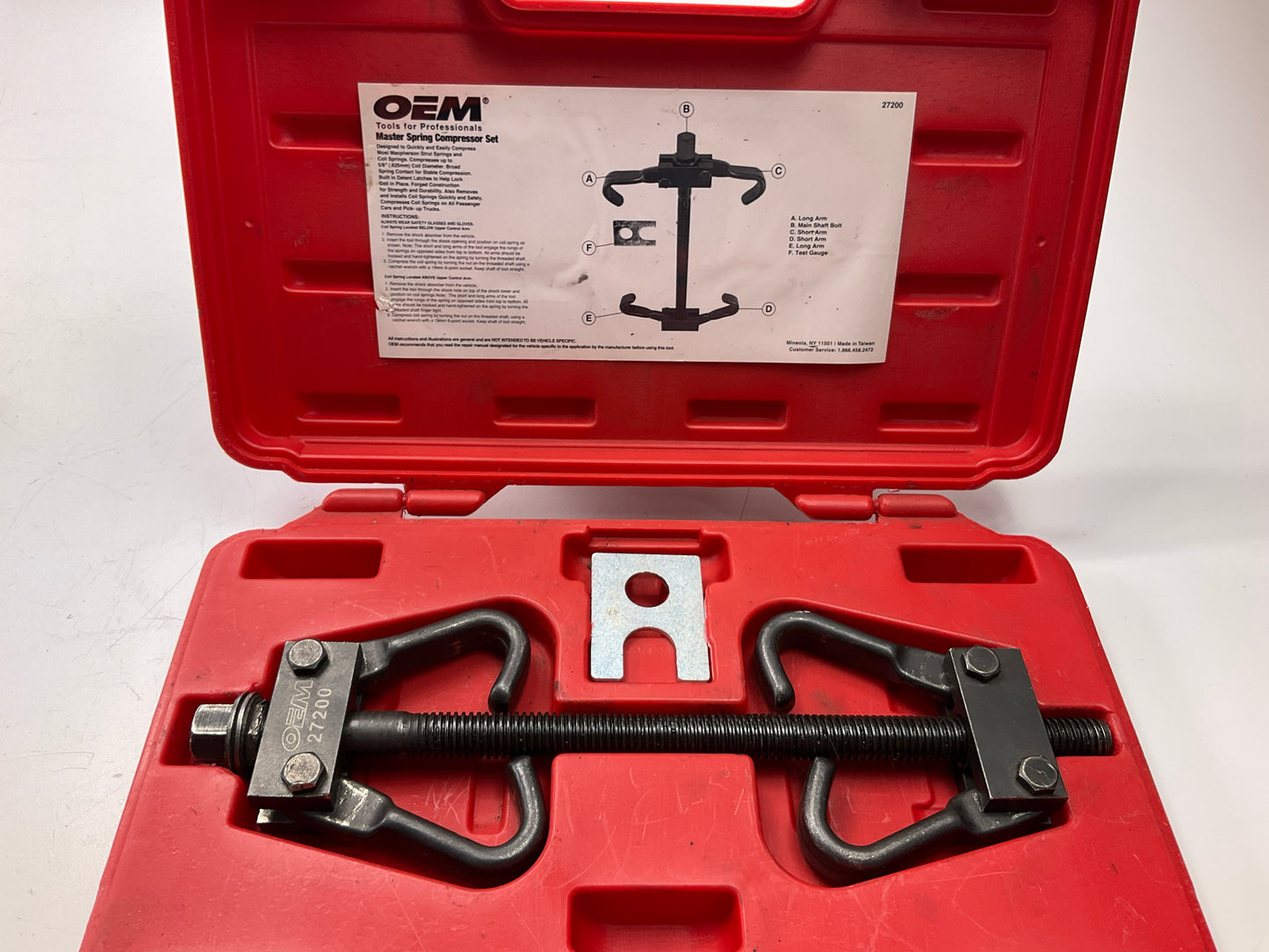 USED #49 OEM Tools 27200 Master Coil Spring Compressor Tool