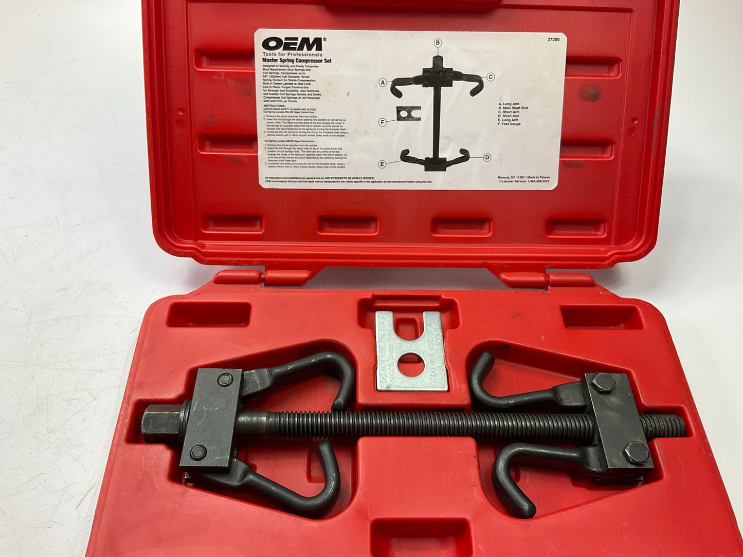USED #51 OEM Tools 27200 Master Coil Spring Compressor Tool