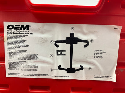 USED #56 OEM Tools 27200 Master Coil Spring Compressor Tool