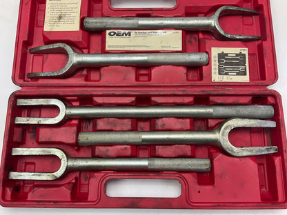 USED #27 OEM Tools 5-Piece Tie Rod Ball Joint Remover Separator Pickle Fork Tool