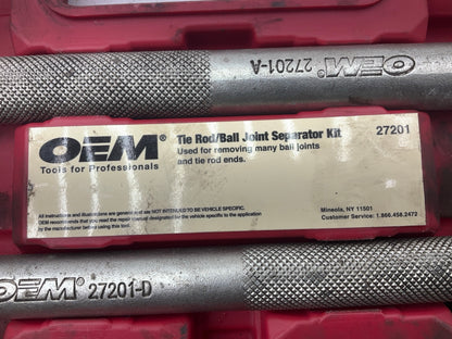 USED #30 OEM Tools 5-Piece Tie Rod Ball Joint Remover Separator Pickle Fork Tool