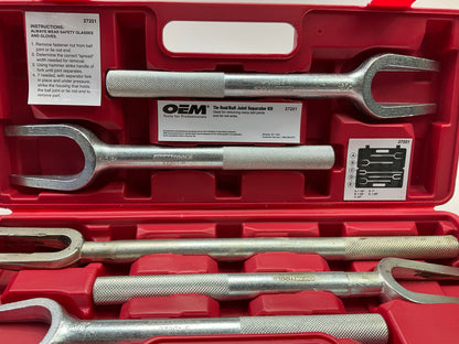 USED #33 OEM Tools 5-Piece Tie Rod Ball Joint Remover Separator Pickle Fork Tool