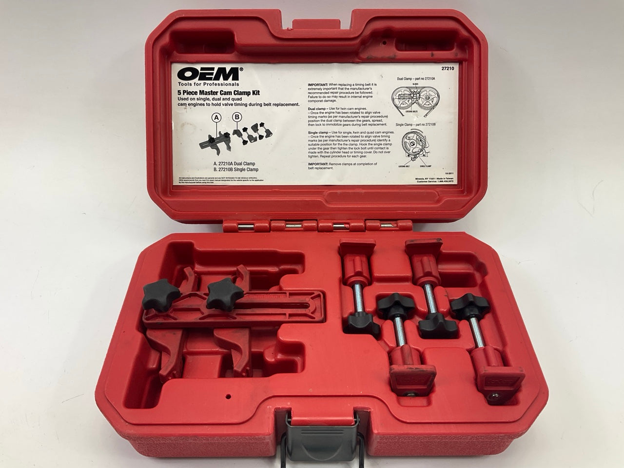 USED #13 - OEM TOOLS 27210 Timing Belt Service Kit Tool Set