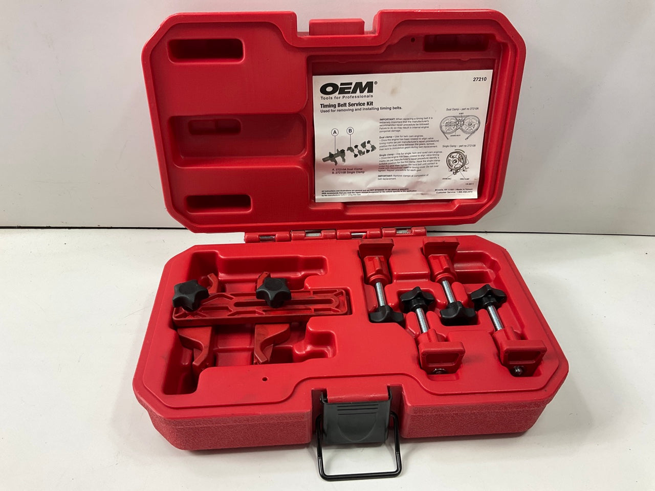 USED #16 - OEM TOOLS 27210 Timing Belt Service Kit Tool Set