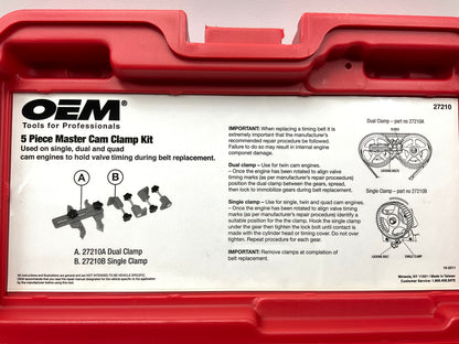 USED #29 - OEM TOOLS 27210 Timing Belt Service Kit Tool Set