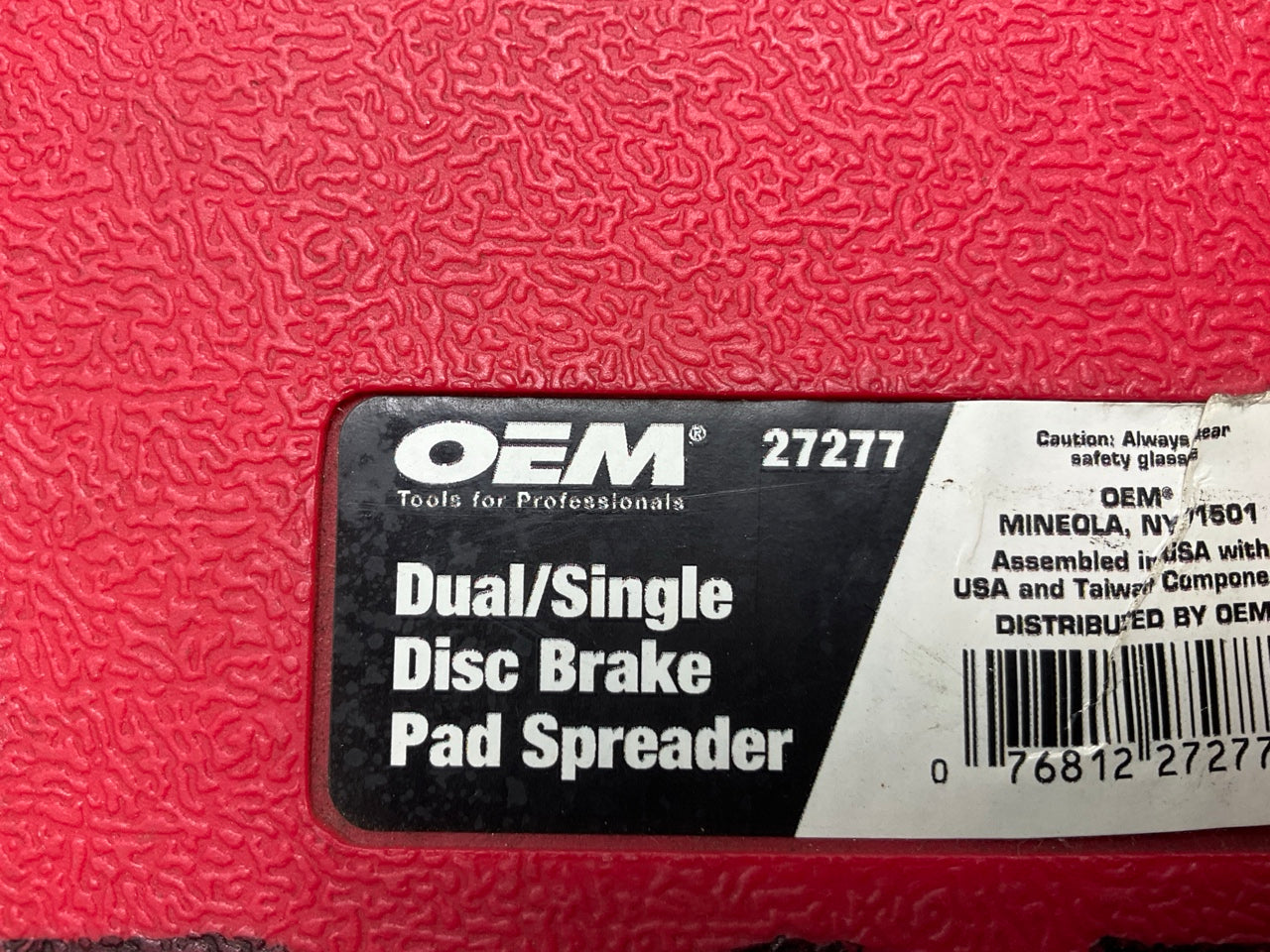 USED #17 - OEM Tools 27277 Dual / Single Disc Brake Caliper Piston Pad Spreader