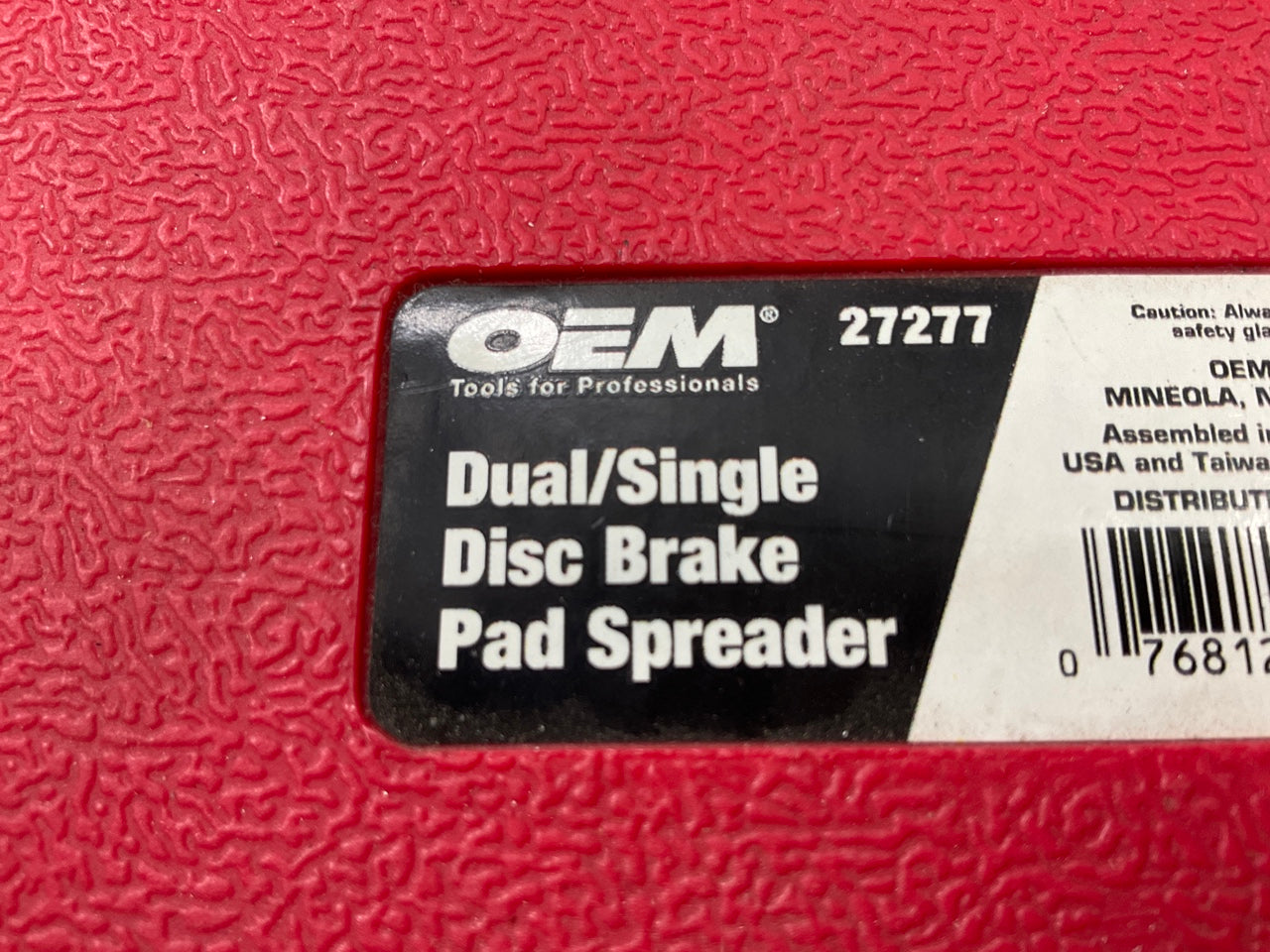 USED #19 - OEM Tools 27277 Dual / Single Disc Brake Caliper Piston Pad Spreader