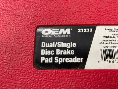 USED #19 - OEM Tools 27277 Dual / Single Disc Brake Caliper Piston Pad Spreader
