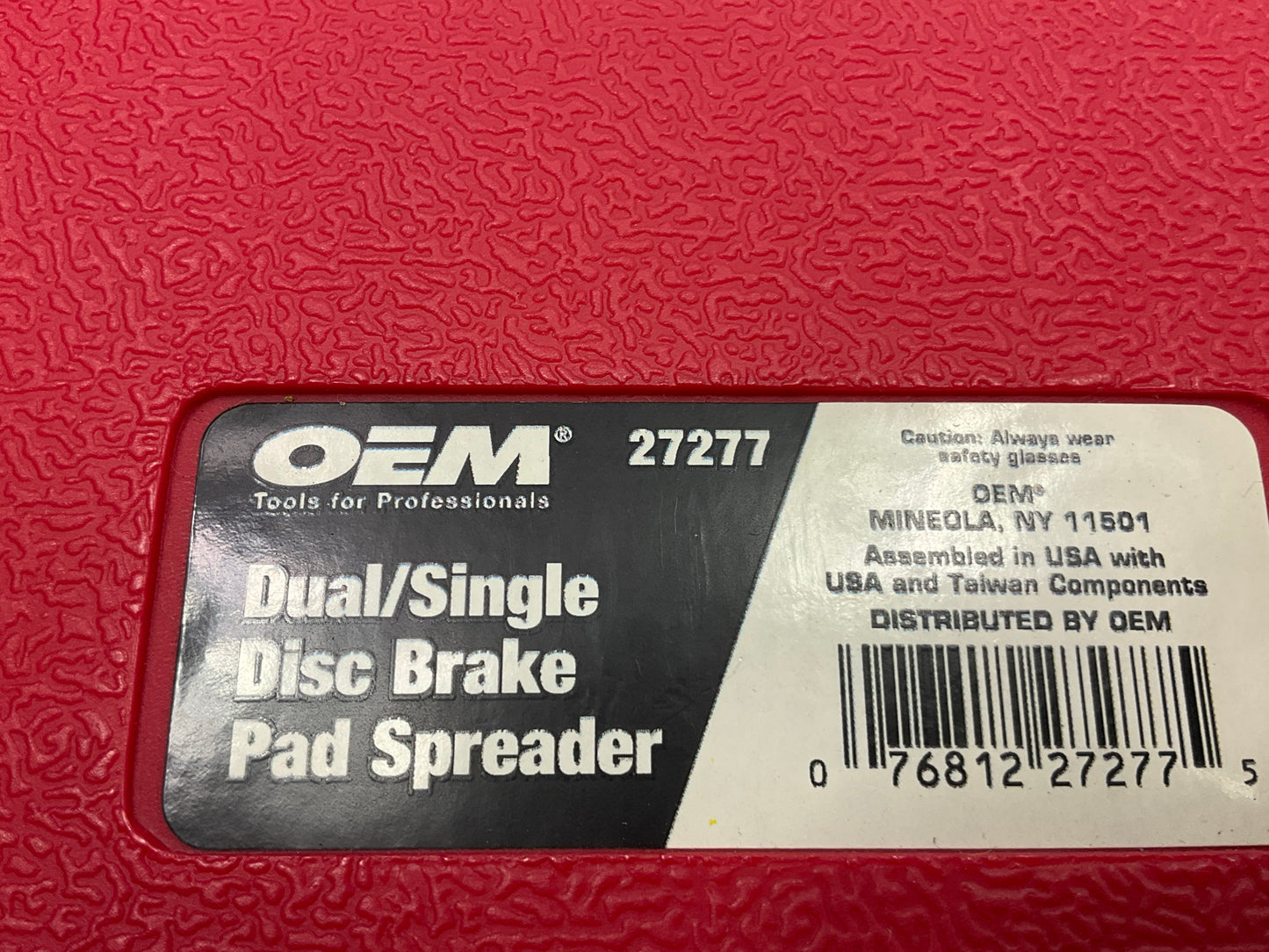 USED #35 - OEM Tools 27277 Dual / Single Disc Brake Caliper Piston Pad Spreader