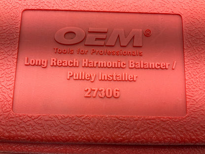 USED #25 - OEM TOOLS 27306 Long Reach Harmonic Balancer Crank Pulley Installer