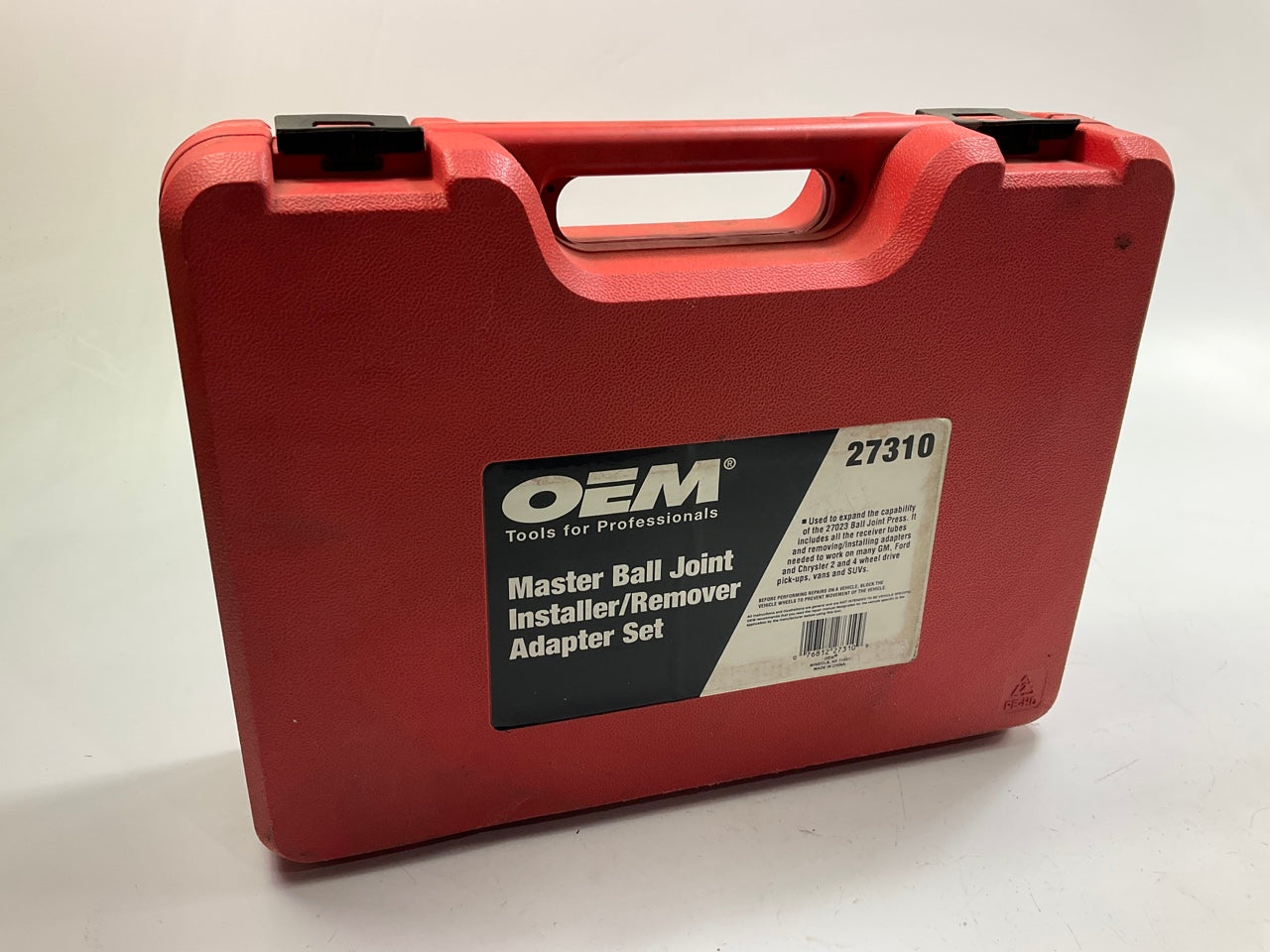 USED #12 OEM TOOLS 37310 Master Ball Joint Installer / Remover Adapter Tool Set