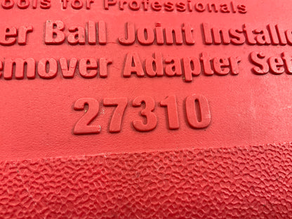 USED #13 OEM TOOLS 37310 Master Ball Joint Installer / Remover Adapter Tool Set