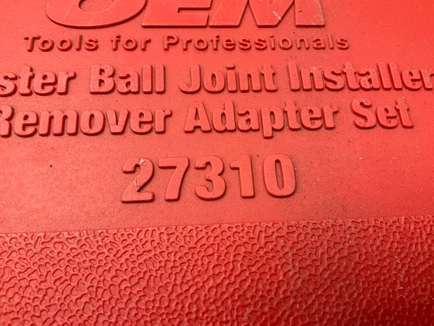 USED #14 OEM TOOLS 37310 Master Ball Joint Installer / Remover Adapter Tool Set